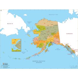 Alaska ZIP Code Map With Boroughs And Census Areas Counties Large Alaska Zip Code Map With Boroughs And Census Areas Counties Large