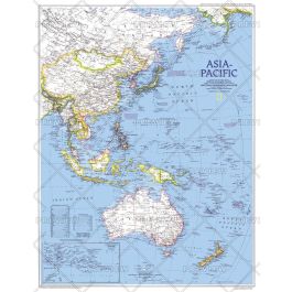 Create Asia Pacific Map Image Asia-Pacific - Published 1989 | Stanfords