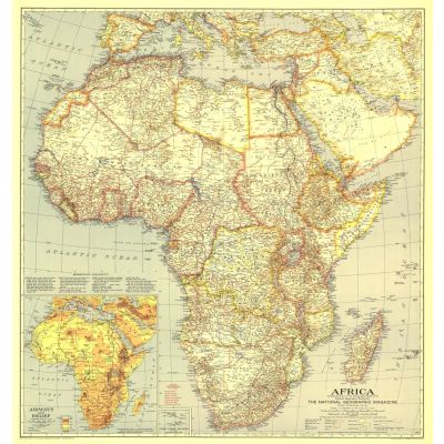 Africa - Published 1960 | Stanfords