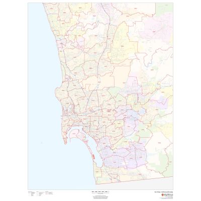mapページ San José, California ZIP Codes Map | Stanfords