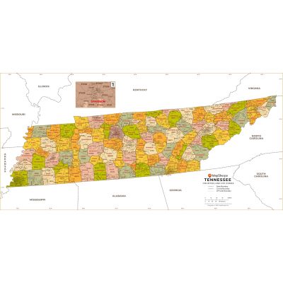 Maponページ Iowa ZIP Code Map with Counties - Large | Stanfords