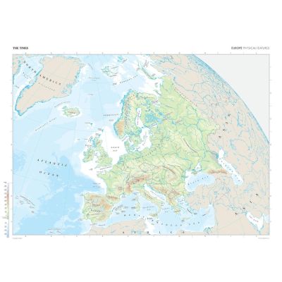 Asia Physical Features Map