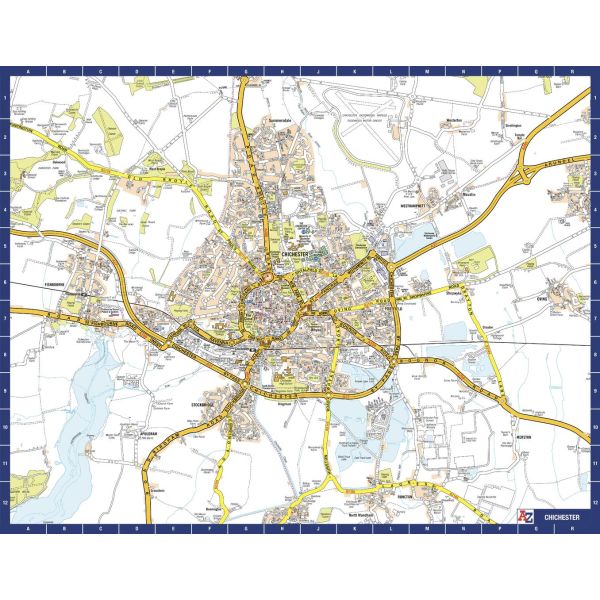 A-Z Chichester Street Map | Stanfords