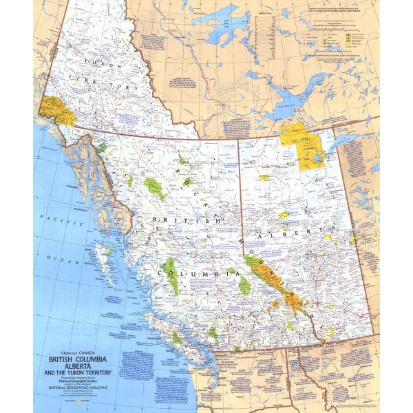 British Columbia, Alberta and the Yukon Territory - Published 1978 ...