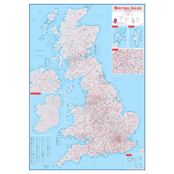 British Isles Postcode Map | Stanfords
