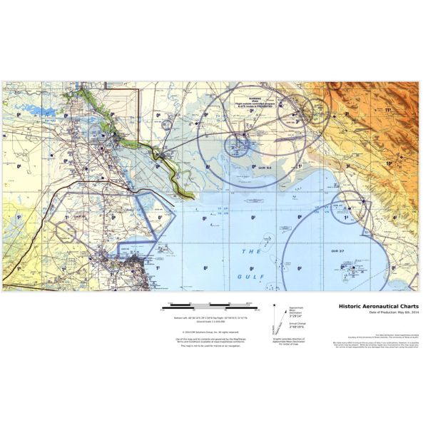 Historic Aeronautical Charts map Stanfords