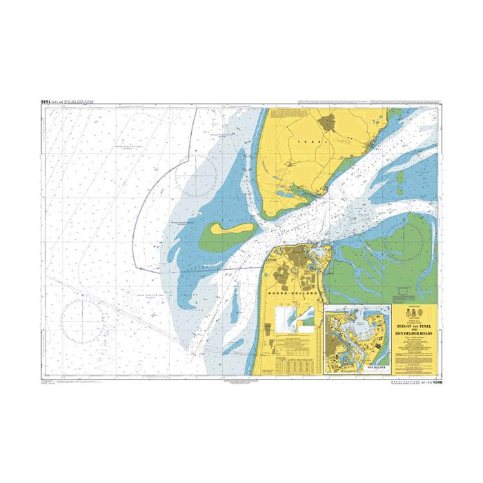 Admiralty Chart 1546 - Zeegat van Texel and Den Helder Roads