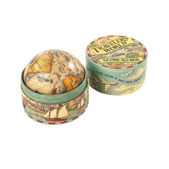Traveller's World Globe in Box | Authentic Models | Stanfords