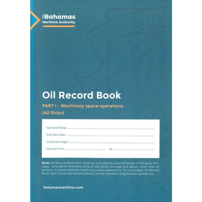 Bahamas Oil Record Book Part 1 All Ships Stanfords
