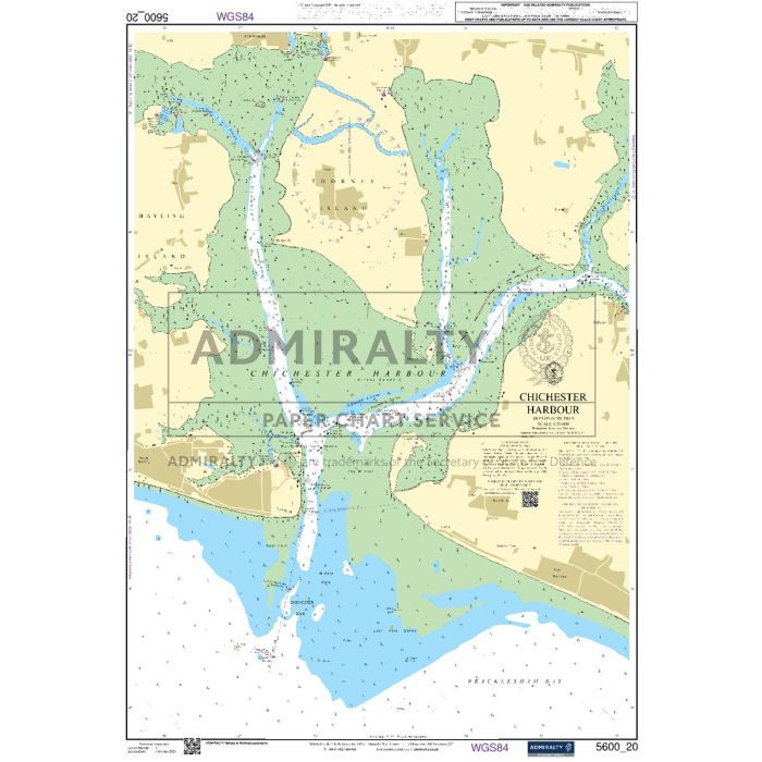 Admiralty Chart SC5600_20 - Chichester Harbour | Stanfords