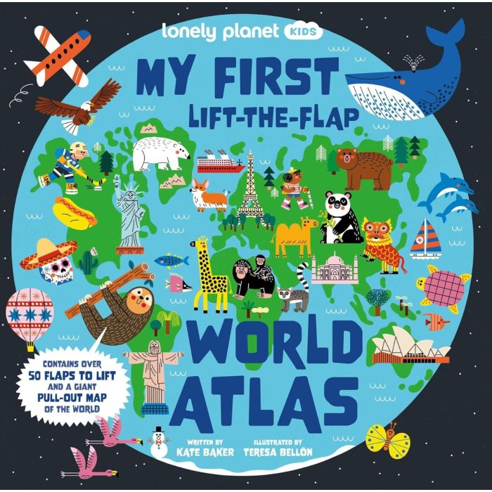 Lonely Planet Kids My First Lift-the-Flap World Atlas | Stanfords