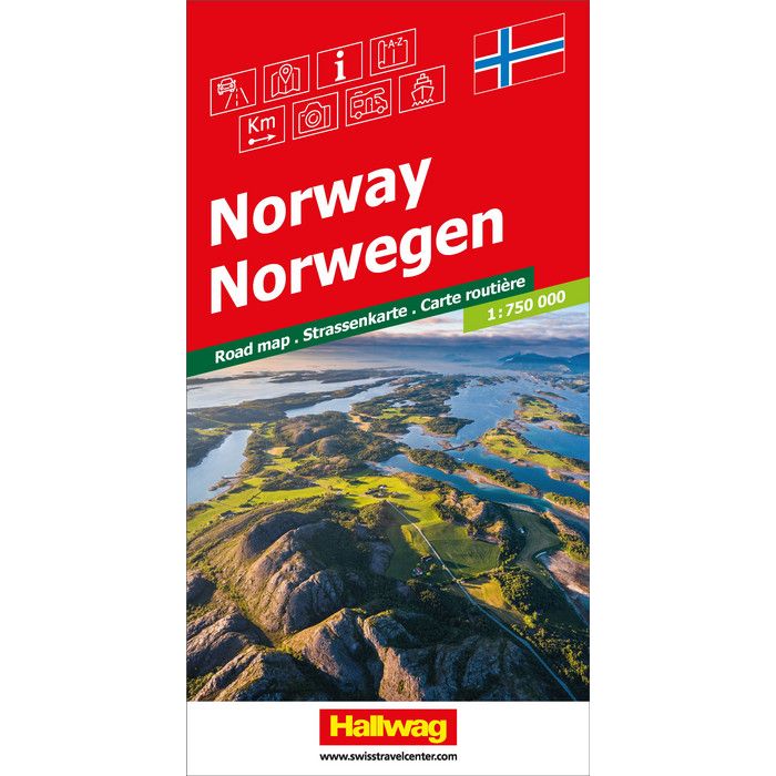 Norway | Hallwag Road Map | 1:750,000 | Stanfords