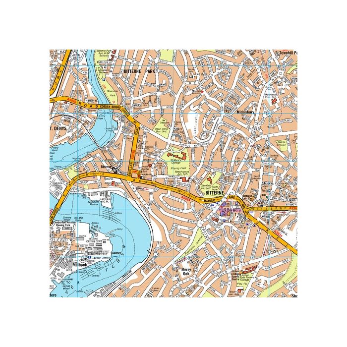 Phoenix, Arizona Wall Map, Large - 22.75" X 21.5" Matte Plastic - View #10