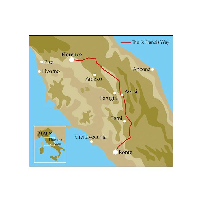 Way of Francis Trekking, From Florence to Assisi and Rome