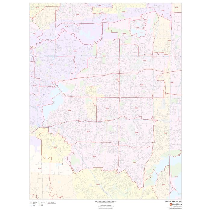 Arlington, Texas ZIP Codes Stanfords