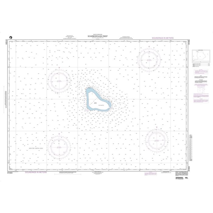 NGA Chart 91004 - Scarborough Reef | Stanfords