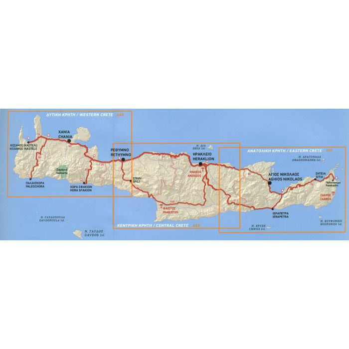 Crete Driving Routes Crete road trip map photos - Vestigeseekers.com