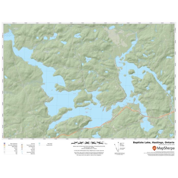 Baptiste Lake, Hastings, Ontario Stanfords