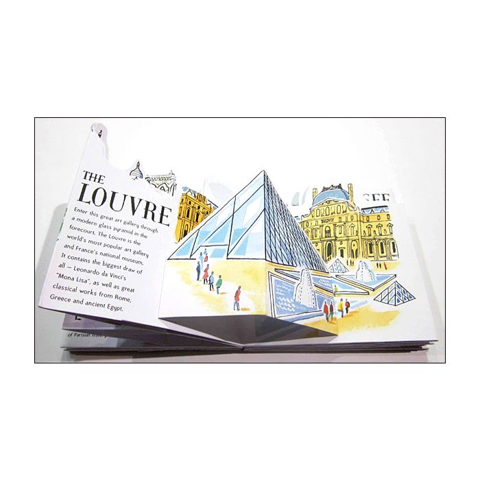 Paris 3D Expanding City Skyline - Pocket Pop up Book | Stanfords