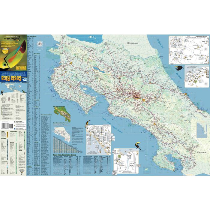 Large Map Of Costa Rica