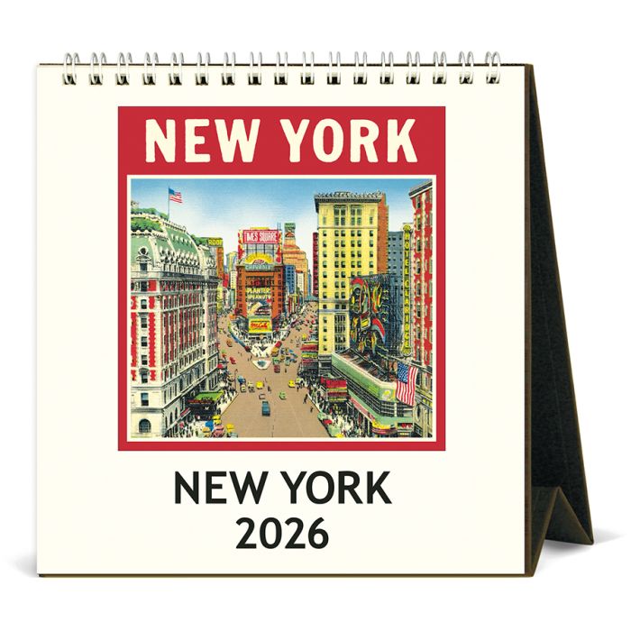 New York 2026 Desk Calendar Stanfords