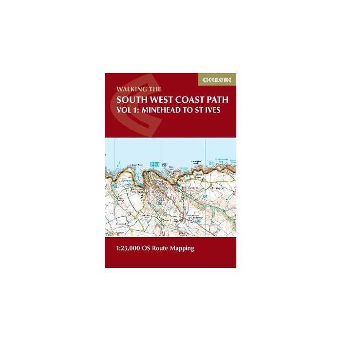 Swcp Map South West Coast Path Map Booklet - Vol 1: Minehead to St Ives: 1: ...