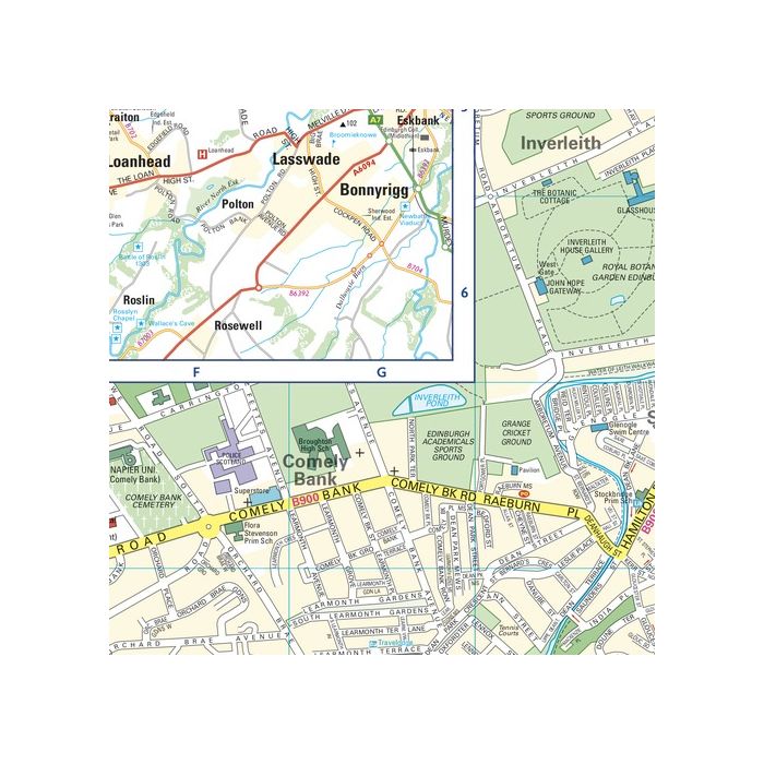 Collins Edinburgh Pocket Map | Stanfords