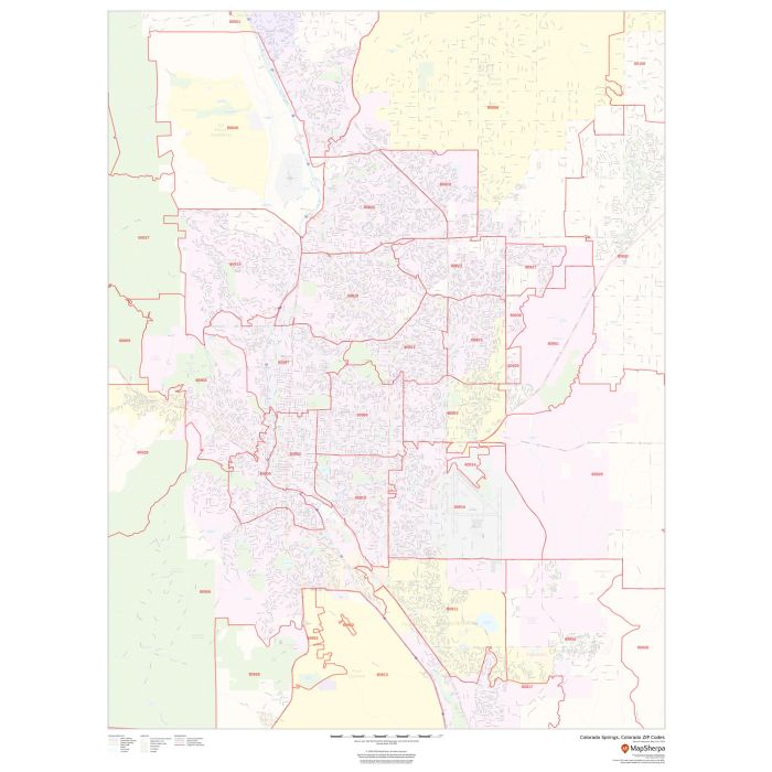 Colorado Springs, Colorado ZIP Codes | Stanfords