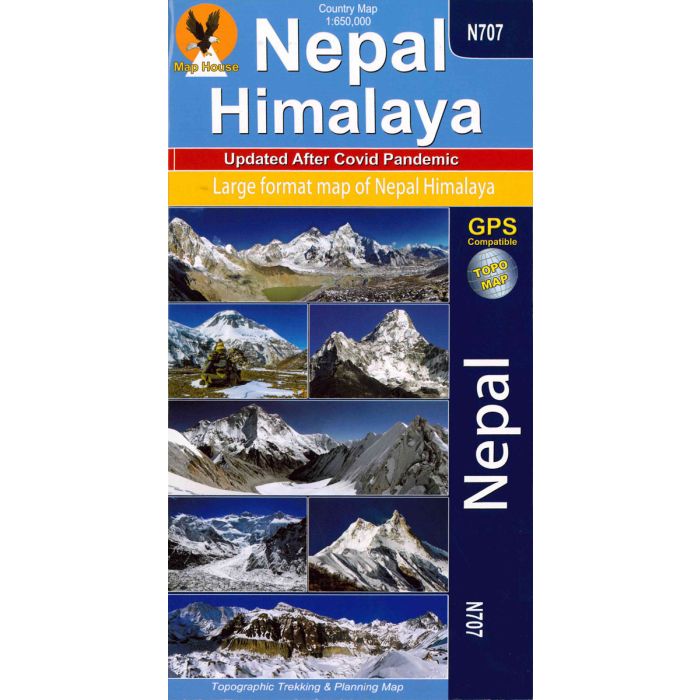 Nepal Himalaya 1:650,000 Country Map | Stanfords