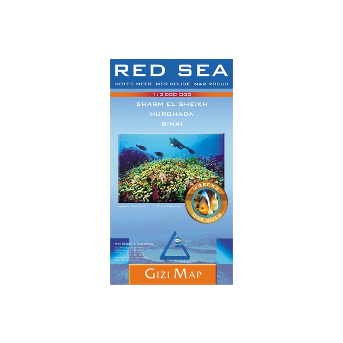 Red Sea - Sharm El Sheikh - Hurghada - Sinai - 1:2,000,000 Gizi