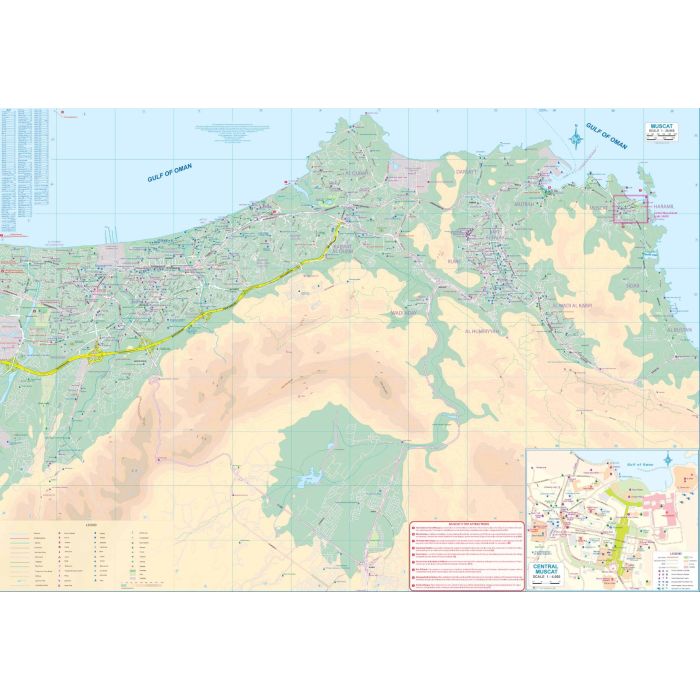 Muscat & Oman: Salalah | ITMB | Travel Reference Map | 1:25,000