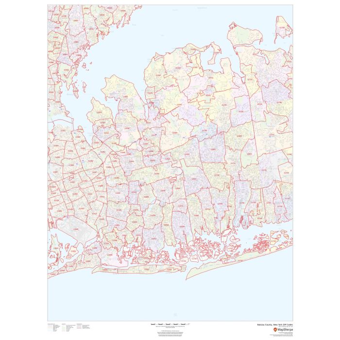 Nassau County, New York ZIP Codes Stanfords