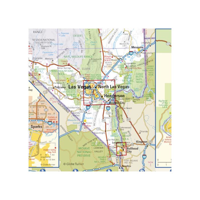 Nev Map Large Detailed Roads And Highways Map Of Nevada State With National