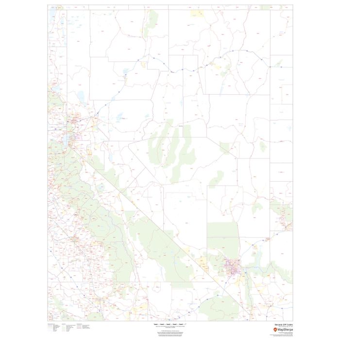 Decoding Nevada A Comprehensive - Nevada Zip Code Map 