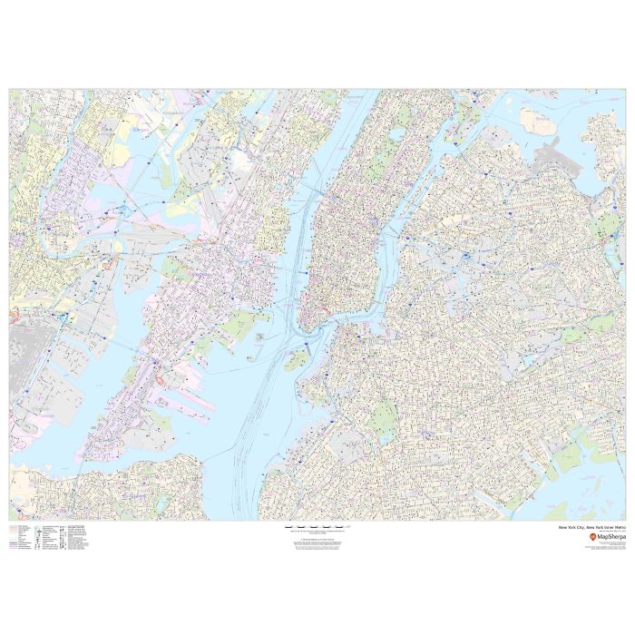 New York City New York Inner Metro Landscape Stanfords New York City New York Inner Metro Landscape Stanfords