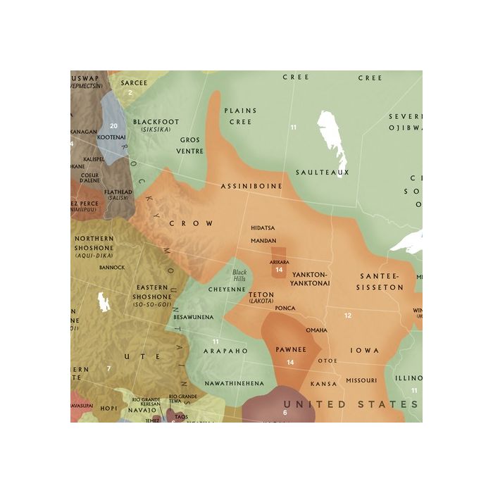 Map Of Native American Indians Why Isn't This Map In The History