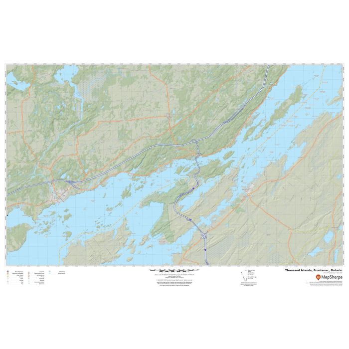 Thousand Islands, Ontario Map | Stanfords