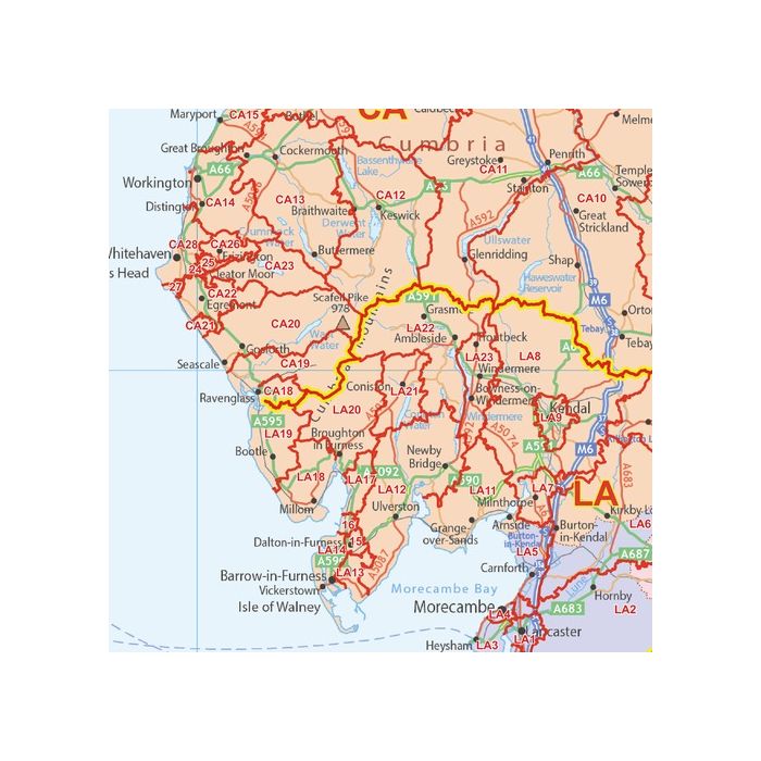 Detailed Political And Administrative Map Of United Kingdom With Roads