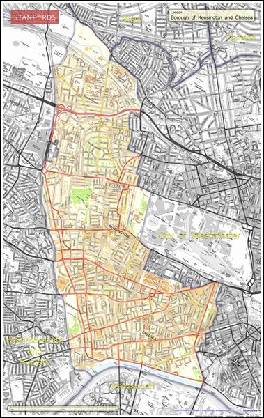 Map Of Kensington And Chelsea