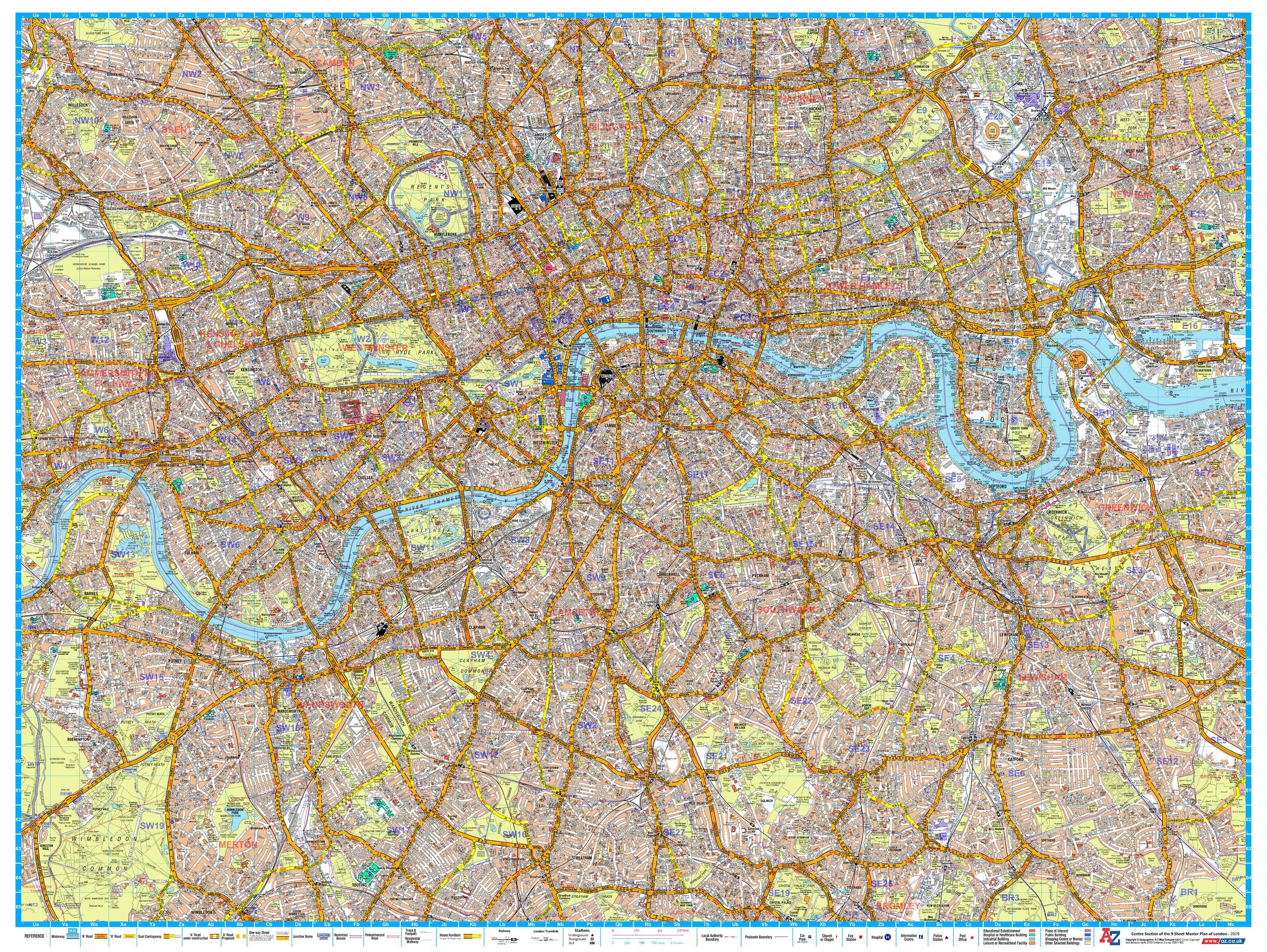 その他 Planning London a-z-london-master-plan-centre.jpg