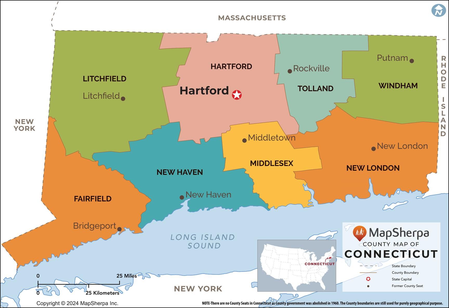 Large Map Of Connecticut Connecticut Map Vector Art, Icons, And
