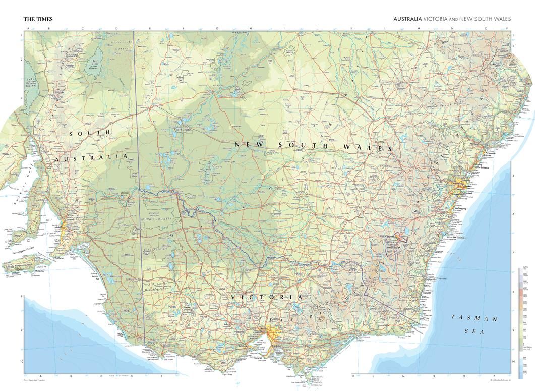 Australia Map Generalised Regions Of Western Australia" By Philip M. — free download
