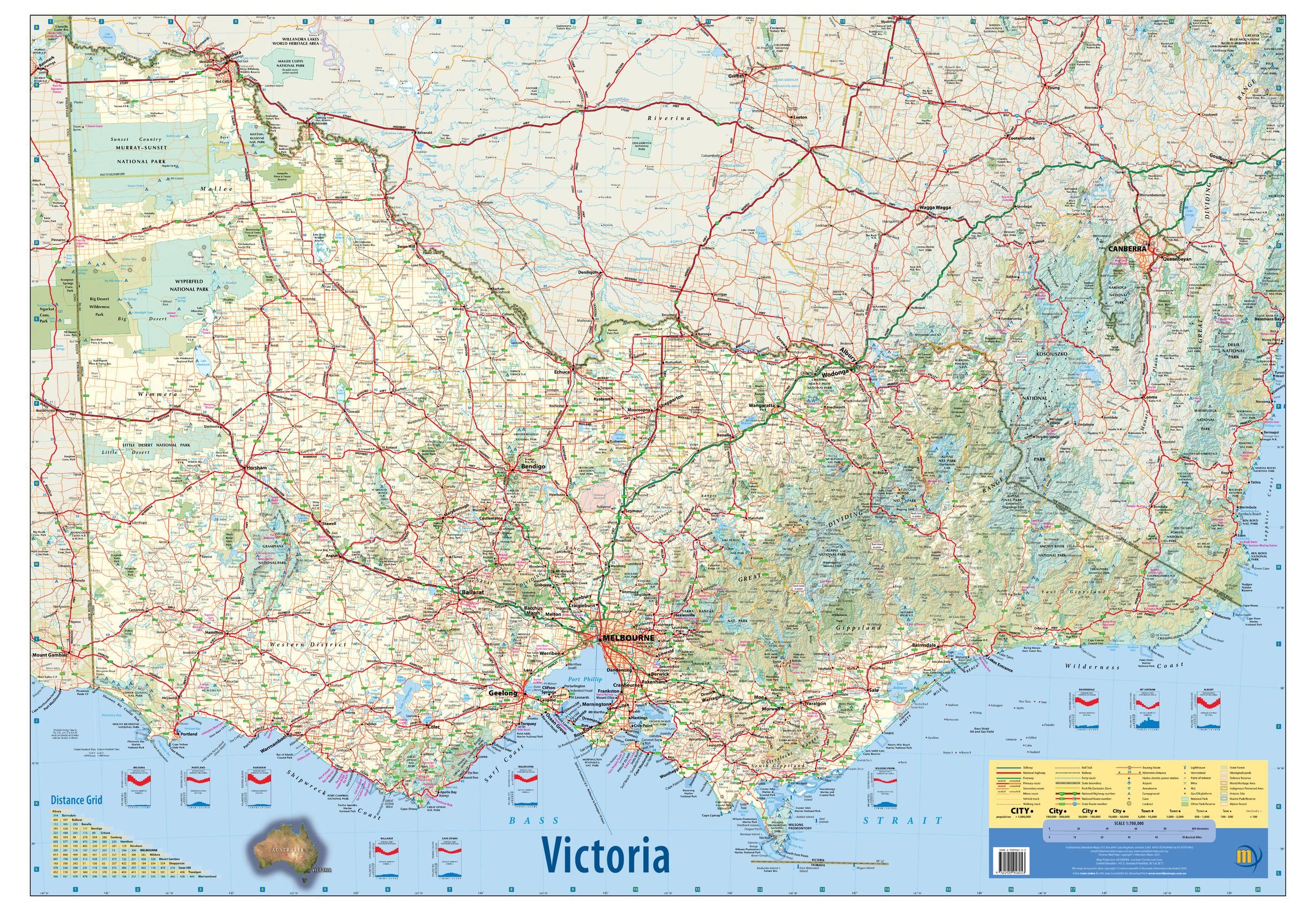 Map Of Victoria 700x700