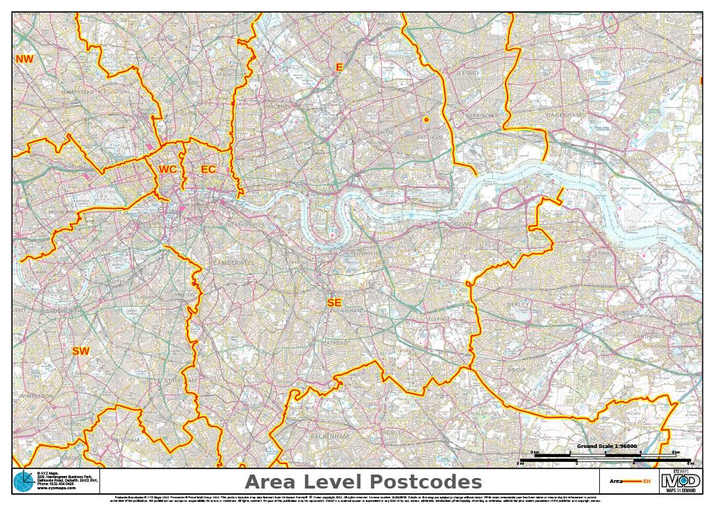 S7 Postcode Area Uk Postcode Area District Sector Maps Sales Territory XYZ Postcode